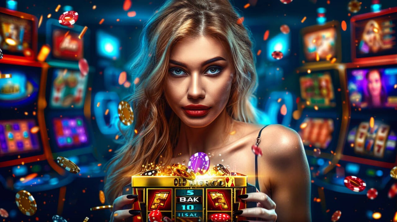 Tampilan permainan slot online dan live casino bomjitu di perangkat mobile